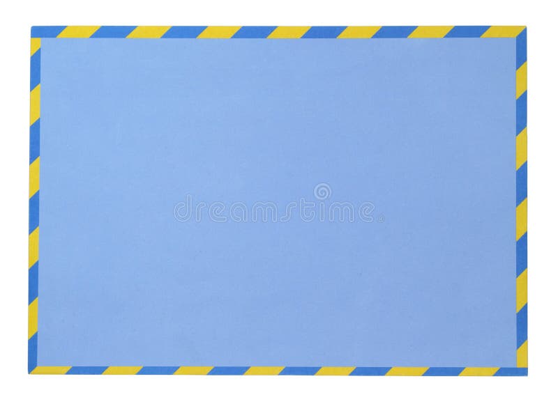 Blue envelop royalty free stock image