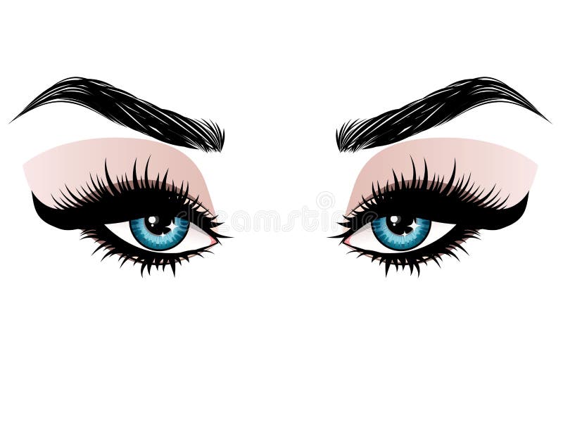 Happy Anime Face. Manga Style Big Blue Eyes, Little Nose And Kawaii Mouth. Hand Drawn Vector Illustration. Royalty Free SVG, Cliparts, Vectors, and Stock Illustration. Image 149218028.