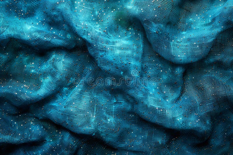 The blue fabric is texture stock photo, high quality, high resolution vector illustration