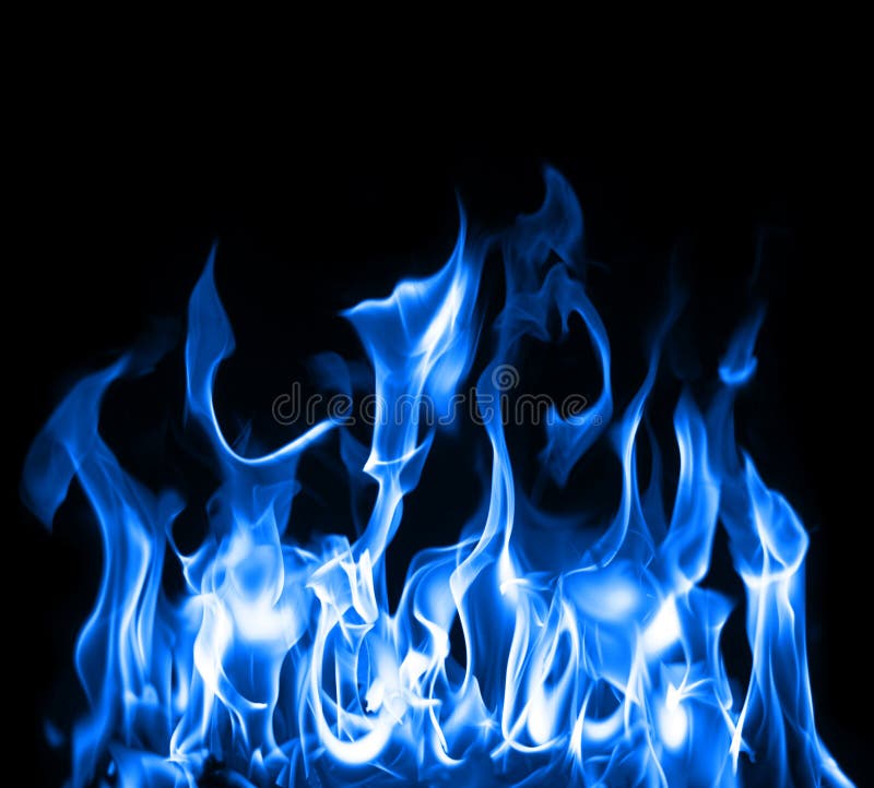 Bellissimo da blu fiamme.