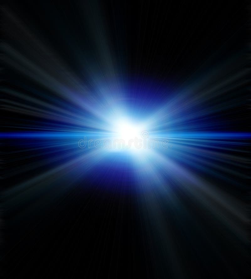 Blue flare stock illustration Blue flare stock illustration