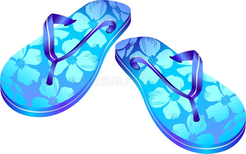 Bright Colored Flip Flops stock image. Image of flop, feminine - 3987169