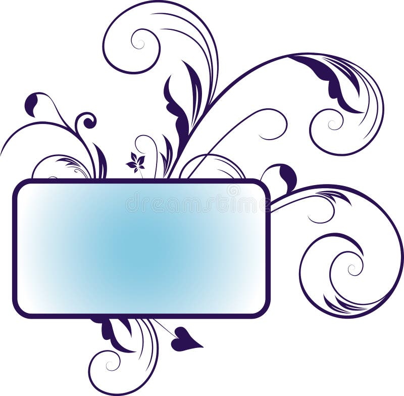 Floral banner. stock vector. Illustration of backgrounds 4572590