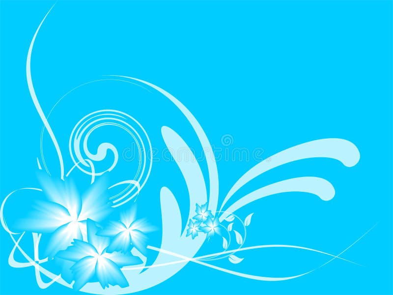 Blue Flower Background Picture. Image 5590428