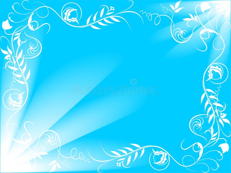 Blue Flower background