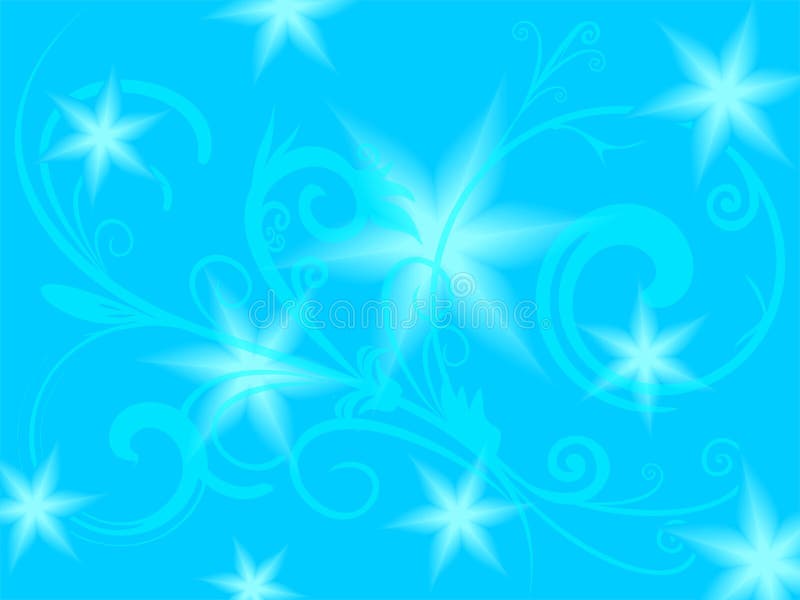 Blue flower background