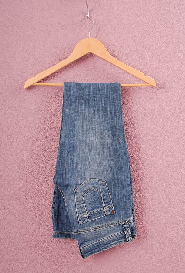 A Blue Folded Jeans Stock Photo Image 31286420