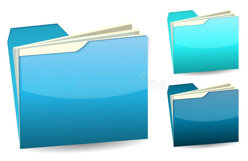 Blue folder