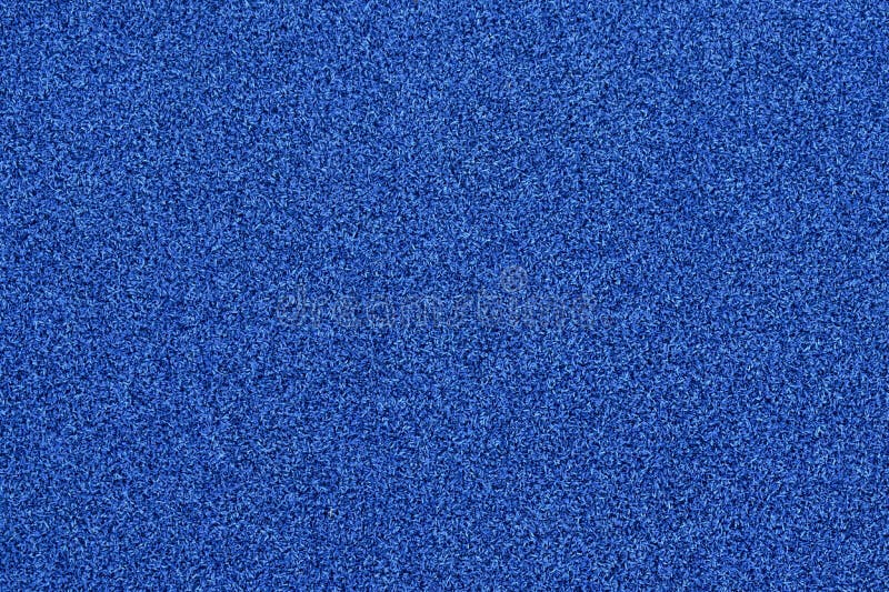 Blue Football Artificial Turf Texture and Background Stock Image