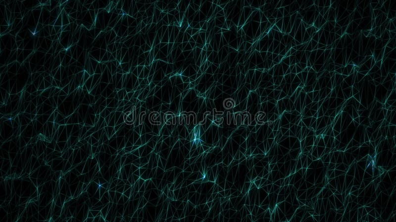 Blue Futuristic Abstract Plexus Background. Electric Waves Similar to Ripples on Water vector illustration