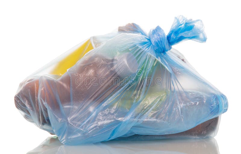 Household Waste, Trash Isolated on White Stock Photo Image of