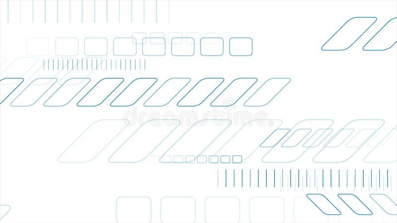 Blue geometric abstract hi-tech video animation royalty free illustration