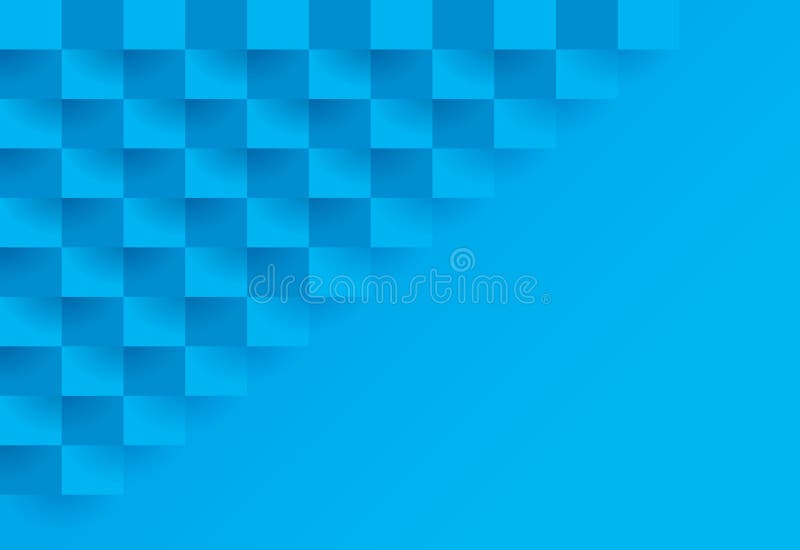 Blue geometric pattern, abstract background template. royalty free illustration