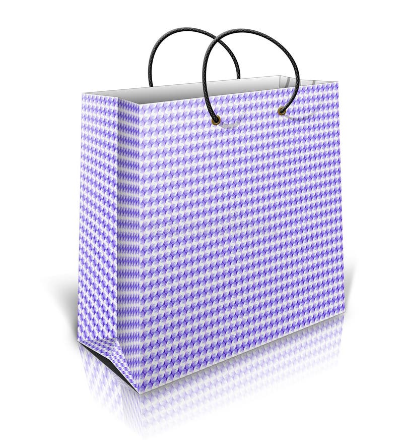 Blue gift bag