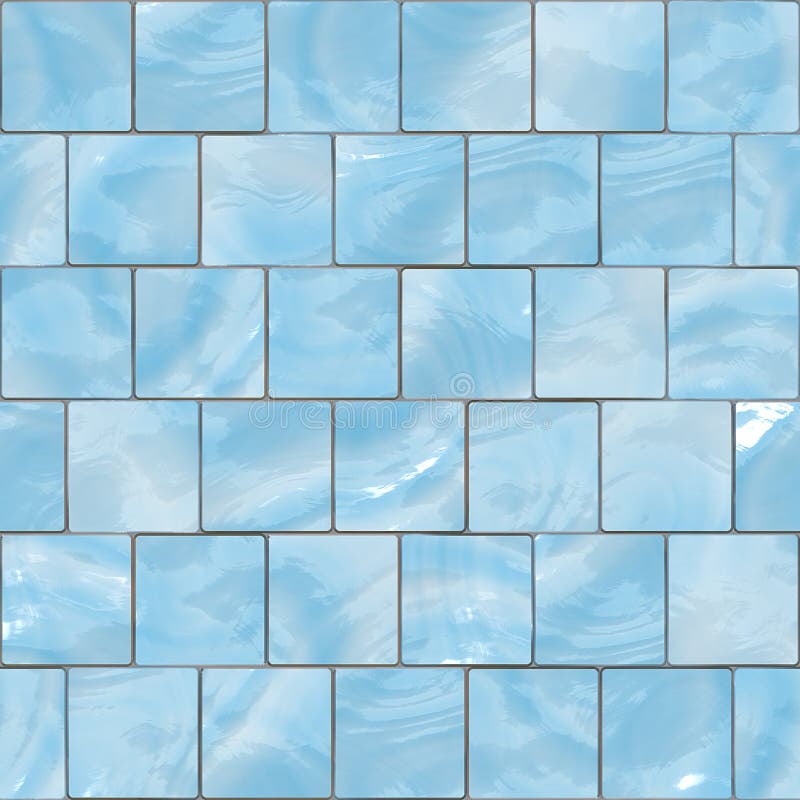 Blue glass tiles seamless texture