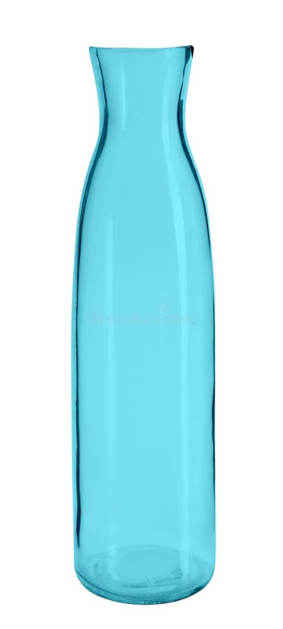 Blue glass vase isolated royalty free stock images Blue glass vase isolated royalty free stock images