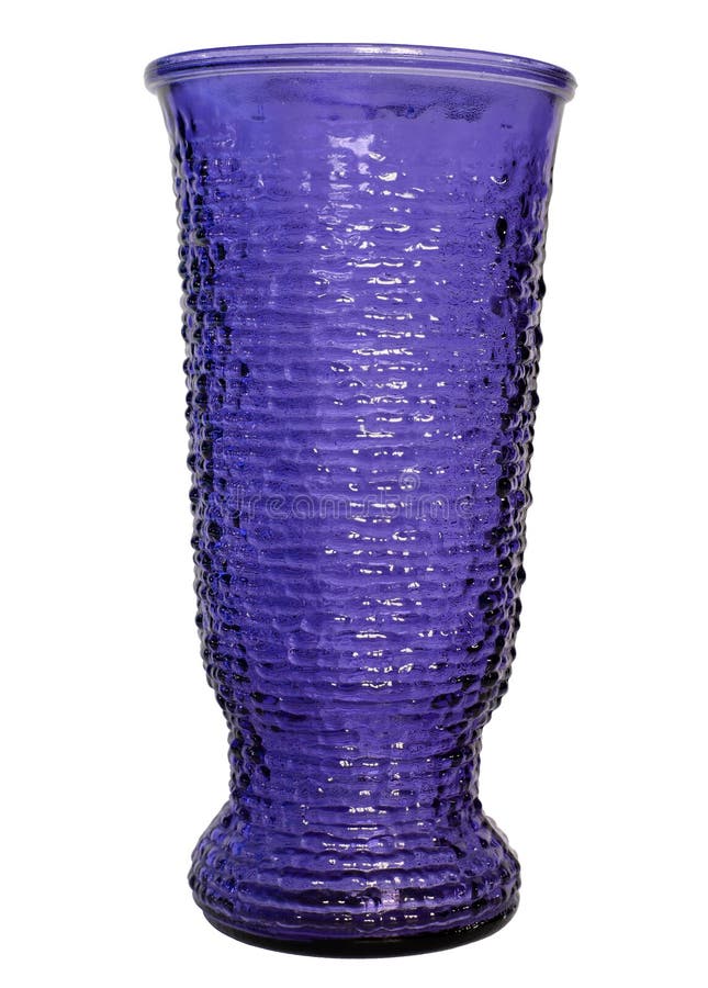 Blue Glass Vase Isolated White Stock Image Image of blue glass vase isolated white clipping path