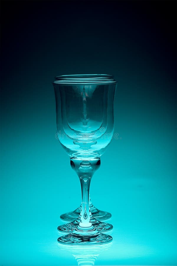 Blue Glasses stock photo. Image of studio, curve, gradient 35661792