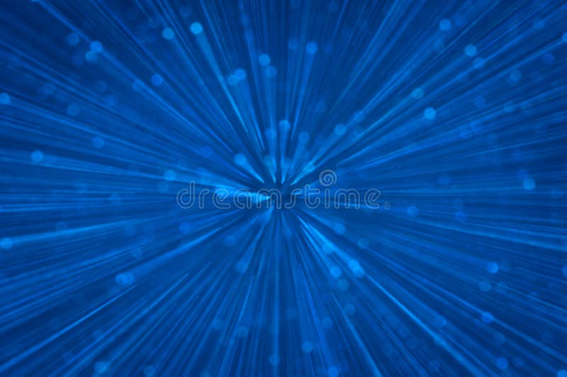 Blue glitter explosion lights abstract background