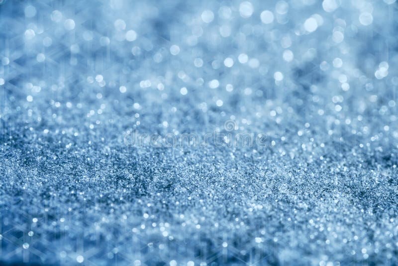 Blue Glitter Sparkles Background with Star Light Stock Photo - Image of