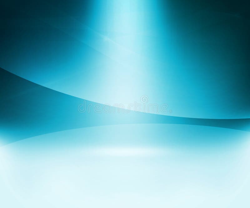 Blue Glow Abstract Background