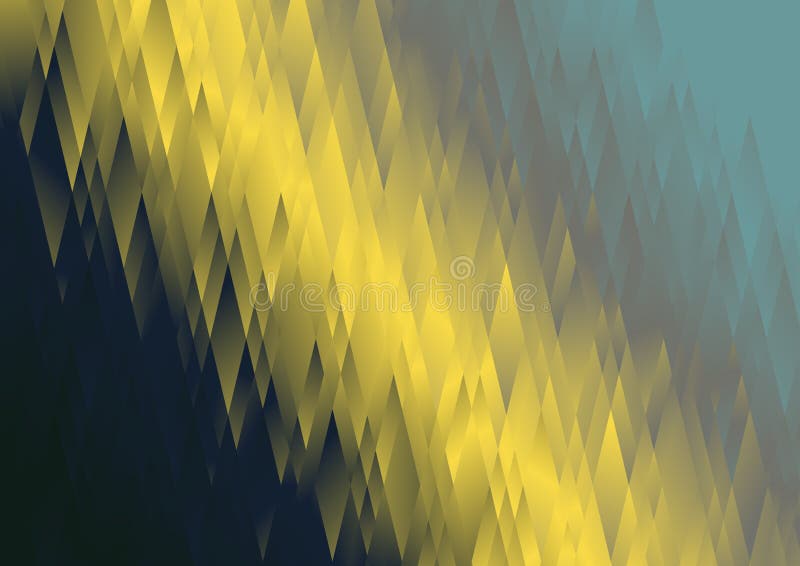 Blue Gold and Black Graphic Background Vector Illustration Stock Vector