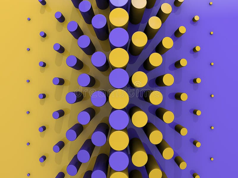 Blue and Gold Pattern Background Stock Illustration Illustration of