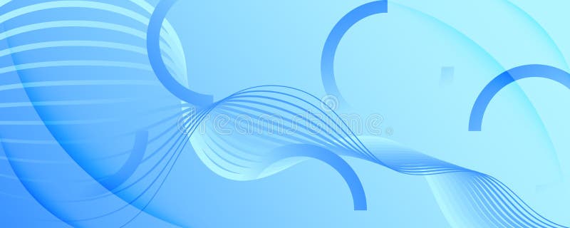 Blue Gradient Background. 3d Fluid Lines Banner Stock Vector - Illustration  of banner, fluid: 177380098