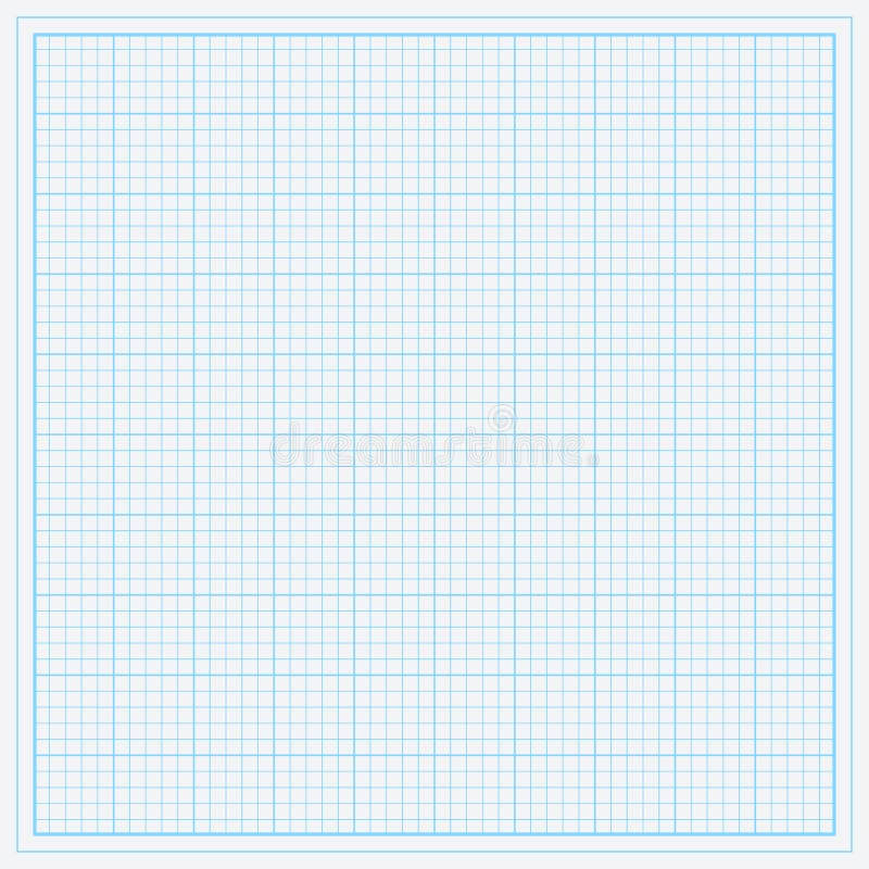 Blue graph paper