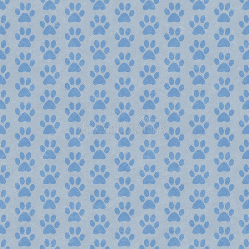 Blue and Gray Dog Paw Prints Tile Pattern Repeat Background vector illustration Blue and Gray Dog Paw Prints Tile Pattern Repeat Background vector illustration