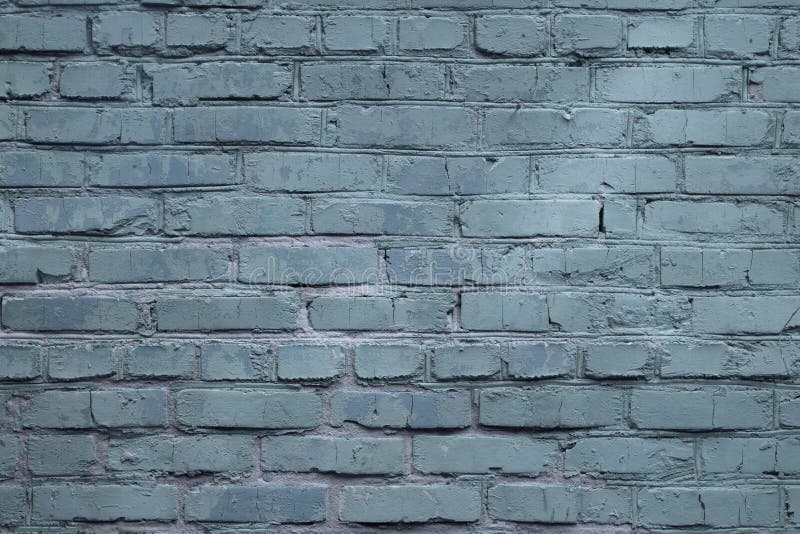 blue gray loft style background with building brick texture