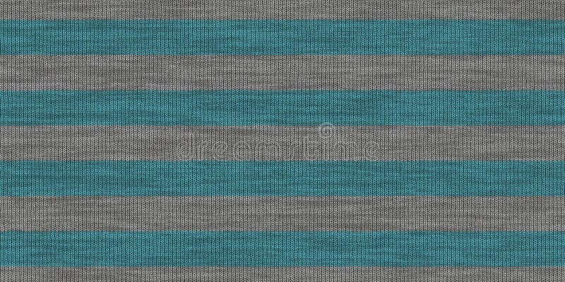 Blue Gray Striped Knitted Weaving Background.