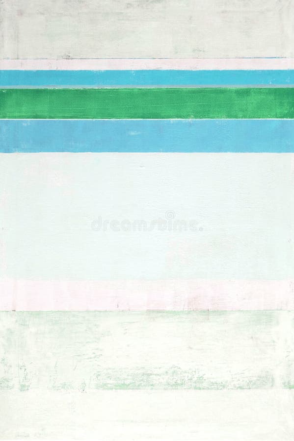Blue and Green Abstract Art Painting Stock Photo Image of wall