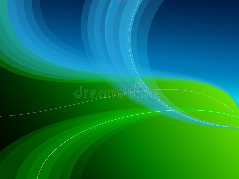 Blue green abstract background royalty free illustration