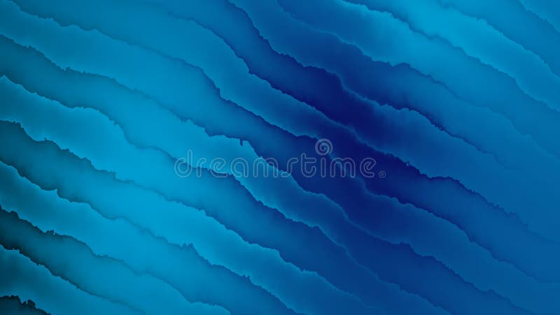 Blue and green abstract wavy design stock illustration