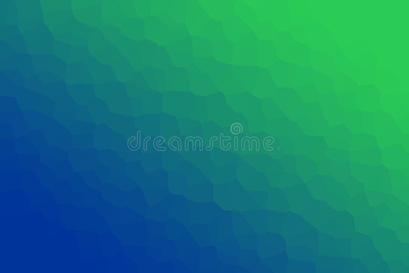 Blue & Green Blurred Smooth Low Poly Gradient Crystallize Background Vector Illustration vector illustration