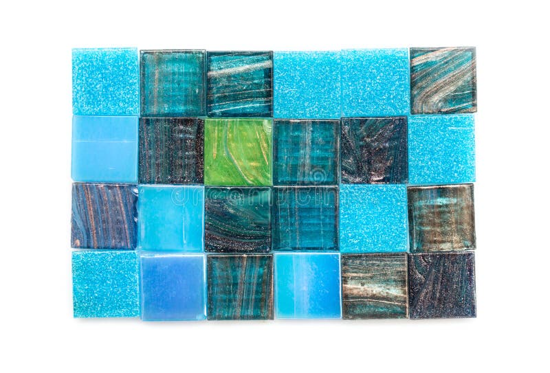 Blue And Green Mosaic Tiles Stock Image Image of loose, blue 26346413