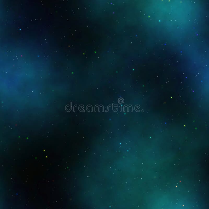 Blue green nebula