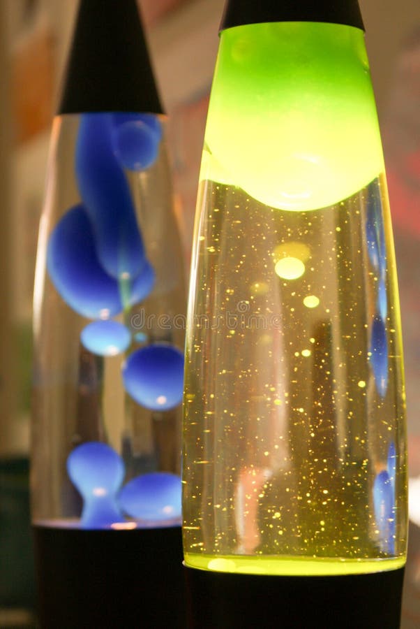 Lava lamps stock photo. Image of glass, bubbles, decor 8970156