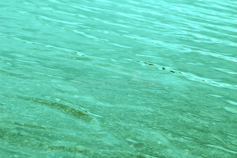 Blue-Green Water Gently Rippling