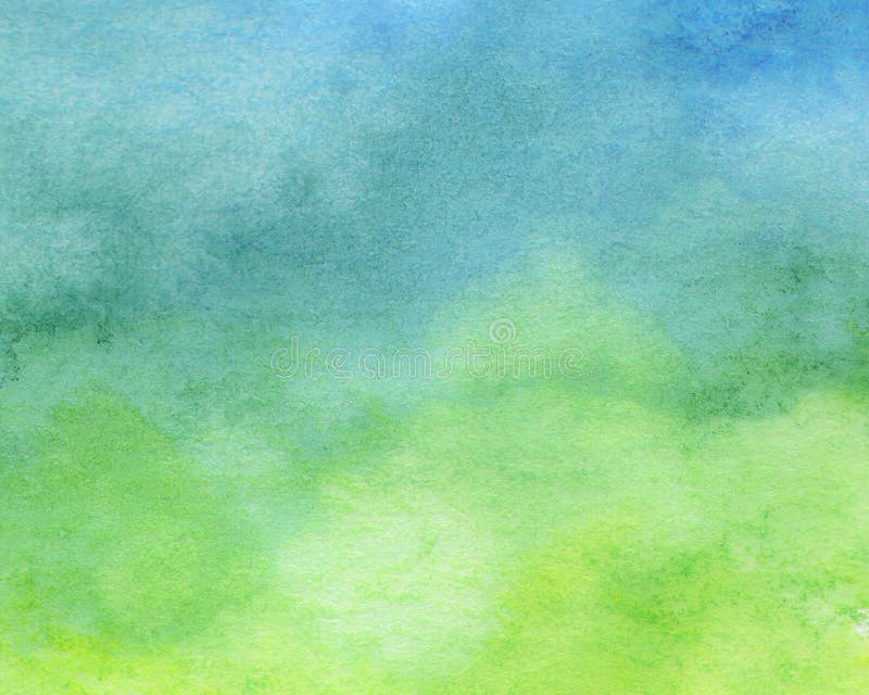 Blue Green Watercolor Background Stock Illustrations 99,476 Blue