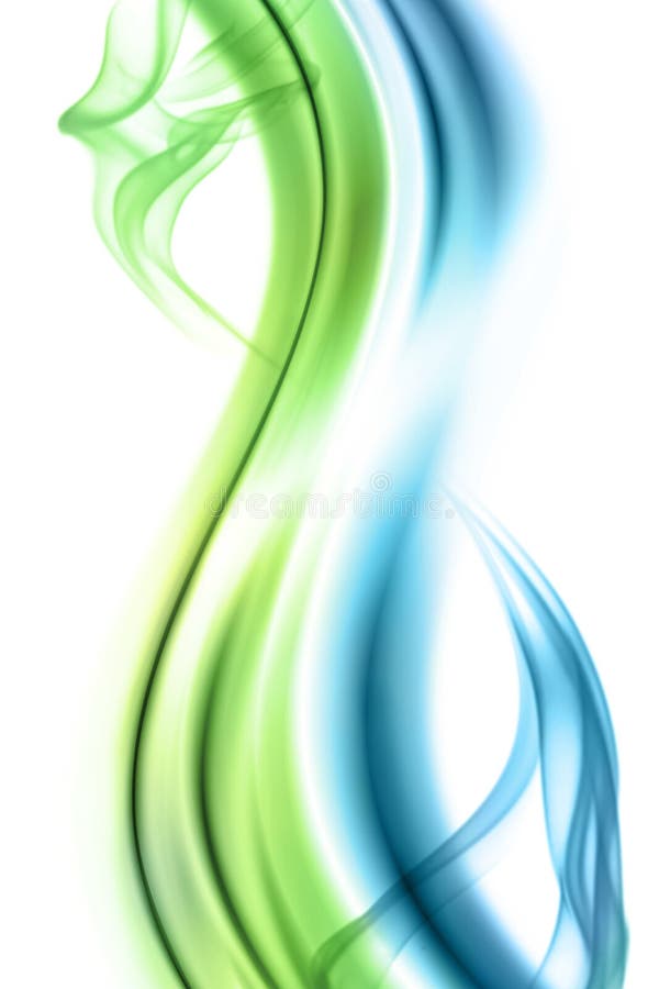 Blue and Green Wave Background Stock Illustration Illustration of