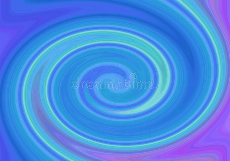 Blue Green Whirlpool Background. Stock Illustration - Illustration of ...