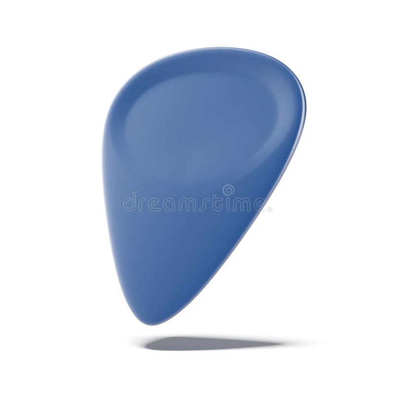 Blue guitar plectrum stock illustration Blue guitar plectrum stock illustration