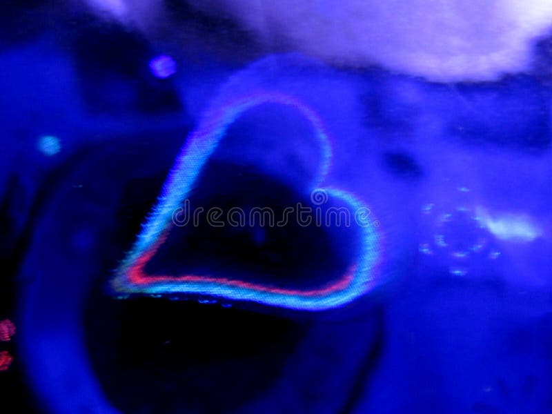 Blue heart στοκ φωτογραφίες
