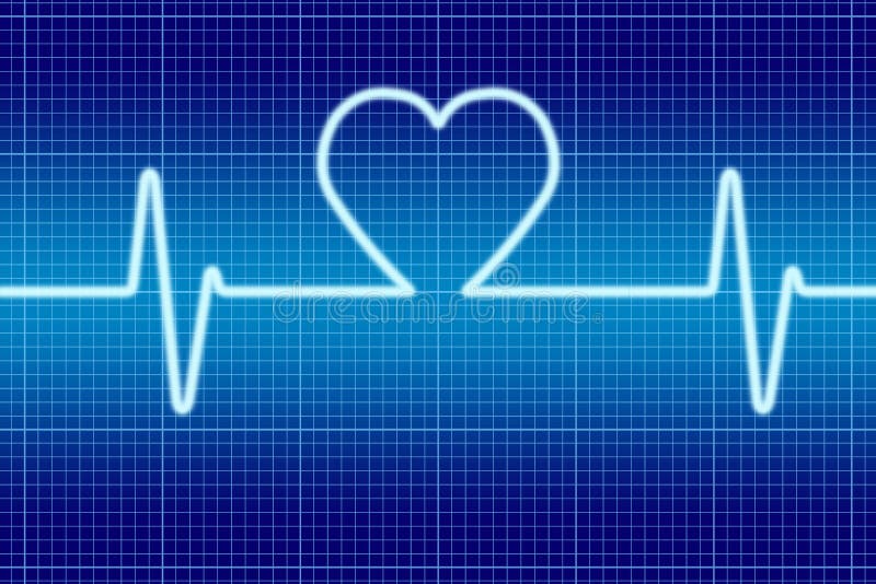 Oscilloscope Screen Showing Heartbeat Stock Illustration Illustration