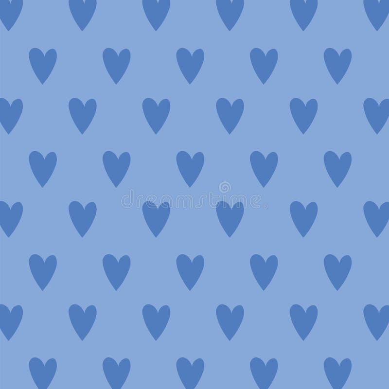 Isolated Blue Hearts Background Vector Design Stock Vector ...