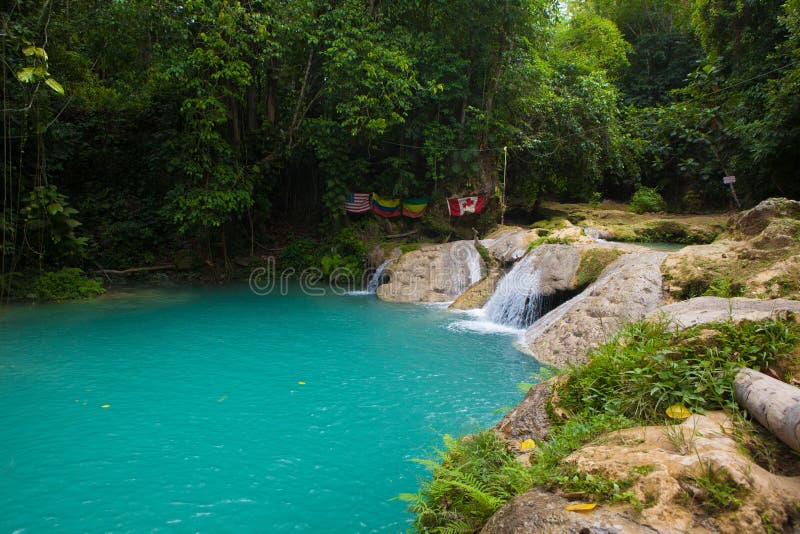 Blue hole jamaica royalty free stock photography Blue hole jamaica royalty free stock photography