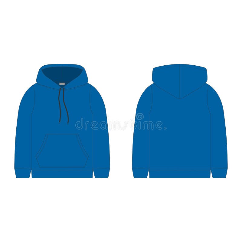 Blue Hoodie and Pants. Clothing and Accessories. Doodle Style Stock ...