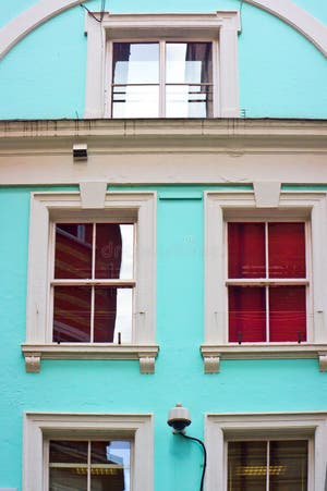 Blue House Stock Image Image Of Exterior Townhouse 62411657 Blue House Stock Image Image Of Exterior Townhouse 62411657